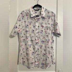 Travis Matthew july 4th button down